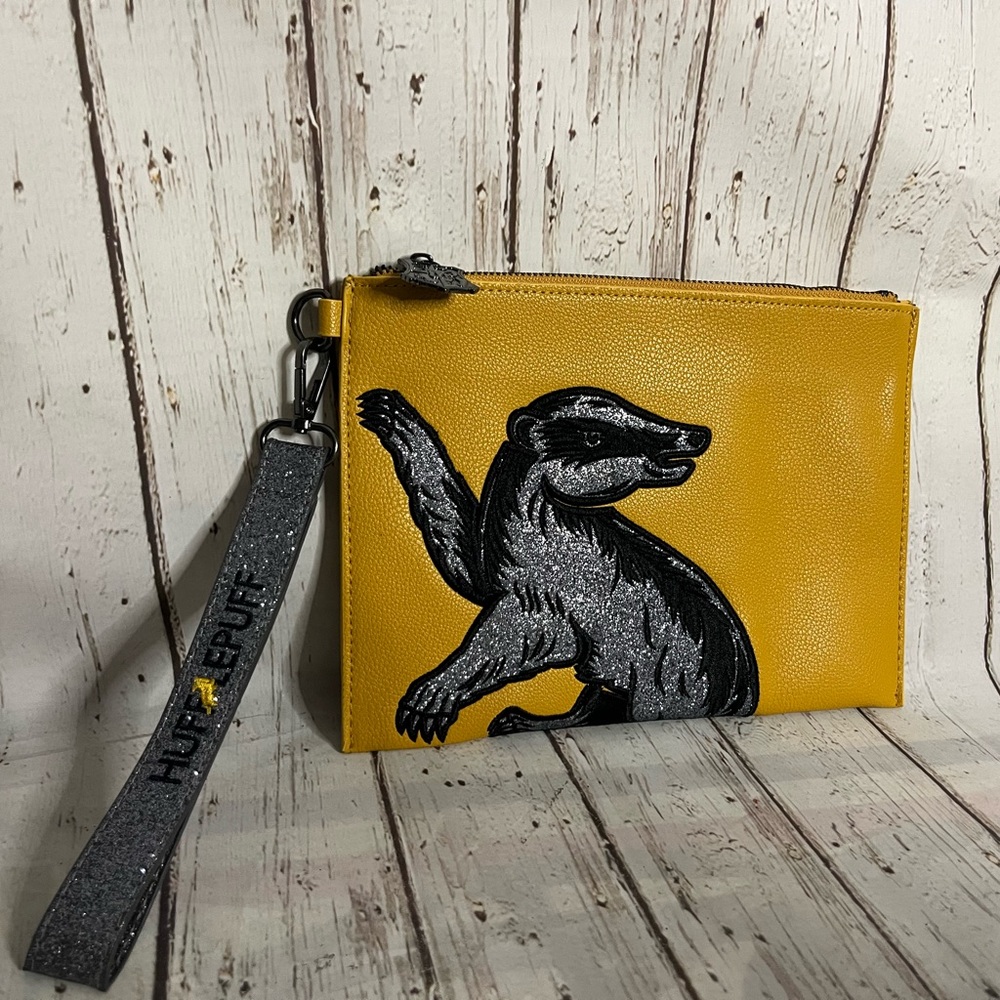 Danielle Nicole Yellow Hufflepuff Clutch